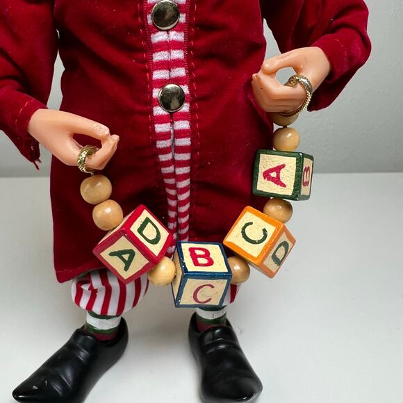 Vintage Darling Elves “Celebrate It” Christmas Treasures Set of 2 Karen Didion - Picture 7 of 12